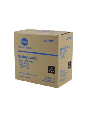  OEM Konica Minolta TNP91 (ACTD031) Toner Cartridge, Black 20K Yield Bizhub 4700i