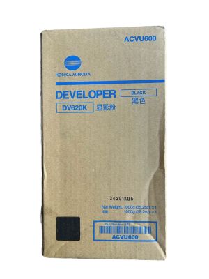 Genuine Konica Minolta Black Developer DV620K / ACVU600 AccurioPress C12000 C14000