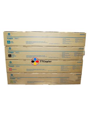 Genuine Konica Minolta CMYK set of TN621 Toners For C71Hc