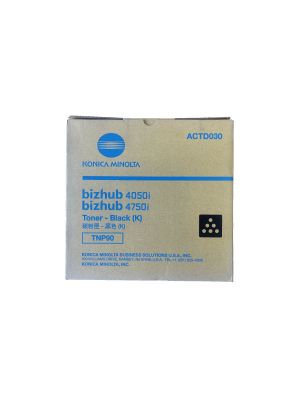 Konica Minolta TNP90 (ACTD030) Black Toner Cartridge Bizhub 4050i Bizhub 4750i