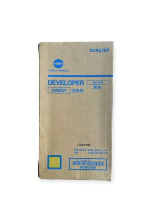 Genuine Konica Minolta Yellow Developer DV620Y / ACVU700 AccurioPress C12000 C14000