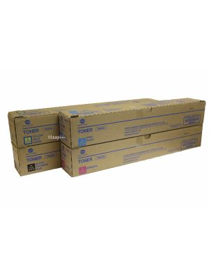 Konica Minolta TN324 (TN-324) Complete Toner Cartridge Set Bizhub C258 Bizhub C308 Bizhub C368