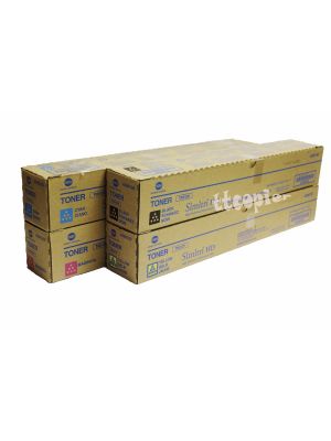TN512 CMYK Toner Set for Bizhub C554 C454 A33K, TN512
