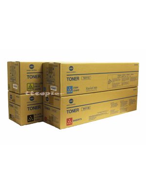 Konica Minolta Bizhub C654 C754 TN-711 Toner set - TN711 CMYK 