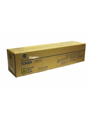 Konica Minolta Bizhub C654 C754 TN-711Y Yellow Toner - A3VU230 TN711Y