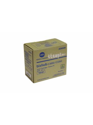 TNP48Y , A5X0230 GENUINE YELLOW TONER CARTRIDGE FOR BIZHUB C3350 BIZHUB C3850