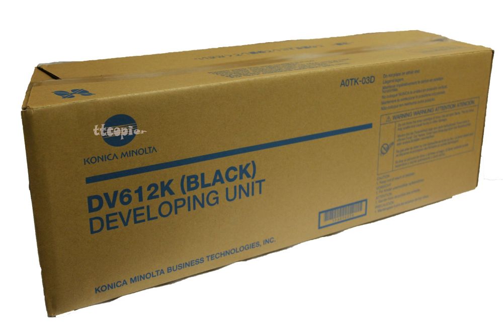 Konica Minolta DV612K A0TK03D Black OEM Developer Unit
